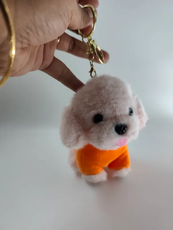 Cute_Puppy_Plush_Charm_Orange