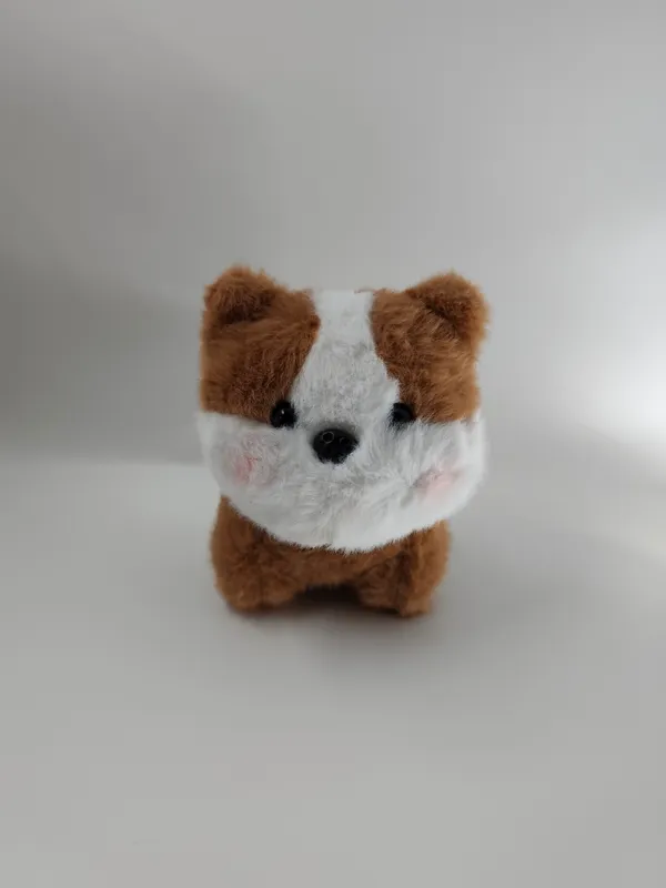Cute_Dog_Plush_Charm_Dark_Brown