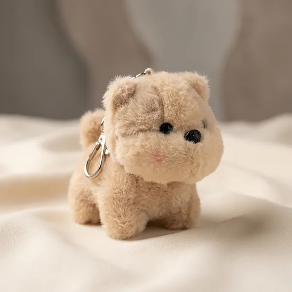 Cute_Dog_Plush_Charm_Light_Brown