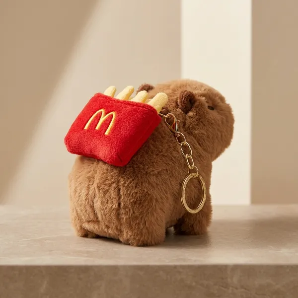 Kawaii_Capybara_With_Frenchfries_Plush_Toy_Charm