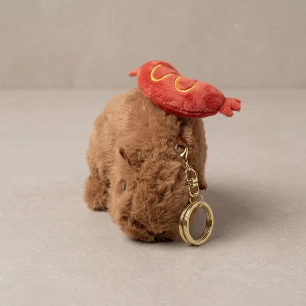 Kawaii_Capybara_With_Hot_Dog_Plush_Toy_Charm