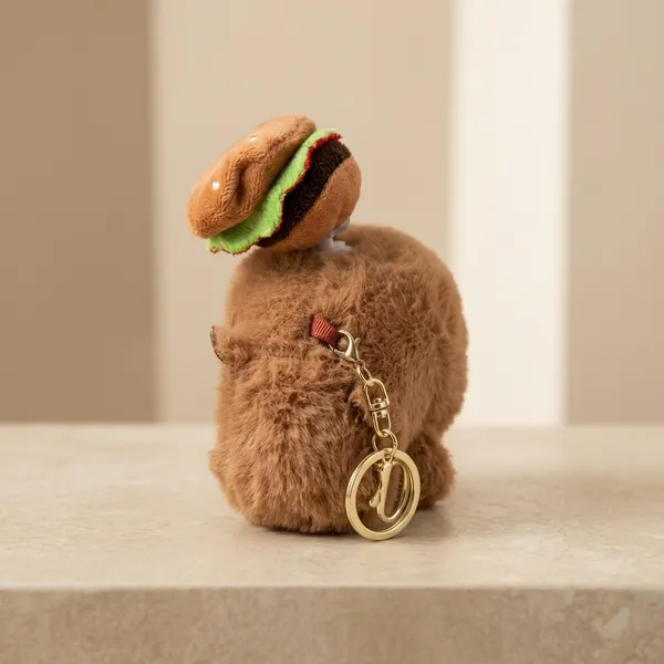 Kawaii_Capybara_With_Burger_Plush_Toy_Charm