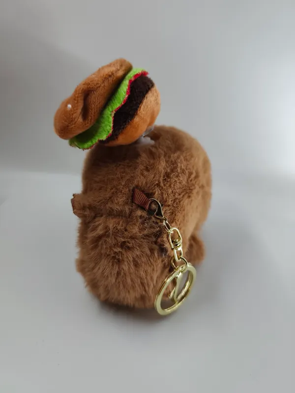 Kawaii_Capybara_With_Burger_Plush_Toy_Charm