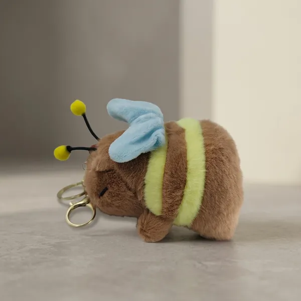 Kawaii_Capybara_Bumble_Bee_Plush_Toy_Charm