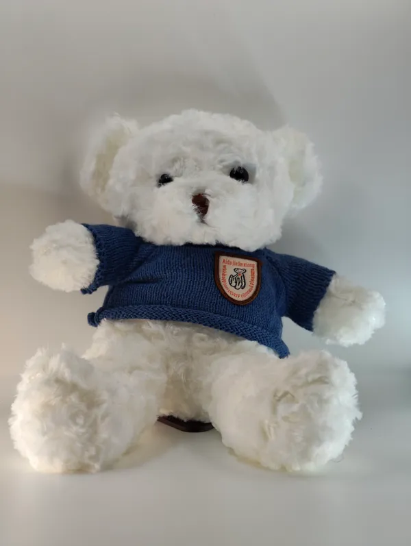 White_Teddy_Bear_With_Blue_Sweater_Soft_Plush_Toy