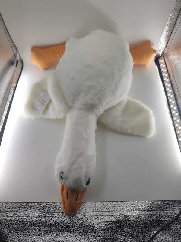Adorable_White_Plush_Sheep_Soft_Toy_With_Orange_Accents