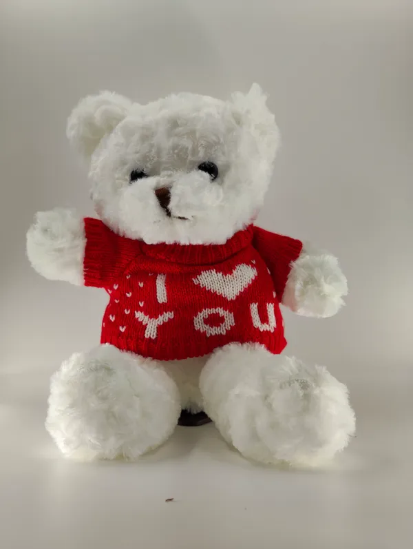 White_Teddy_Bear_With_Red_'I_Love_You'_Sweater_Soft_Plush_Toy