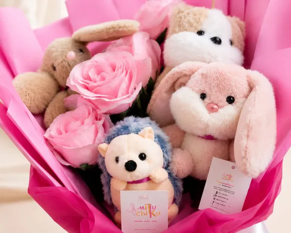 MikuChiku_Rakhi_Special_Plush_Bouquet_|_Teddy_&_Rose_Gift_Bouquet_|_Pink_Plush_Teddy_Bouquet_–_Perfect_Gift_for_Rakhi,_Birthday_&_Anniversary