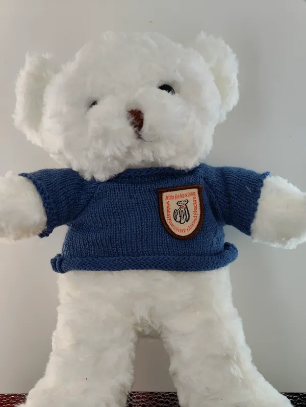 White_Teddy_Bear_With_Blue_Sweater_Soft_Plush_Toy