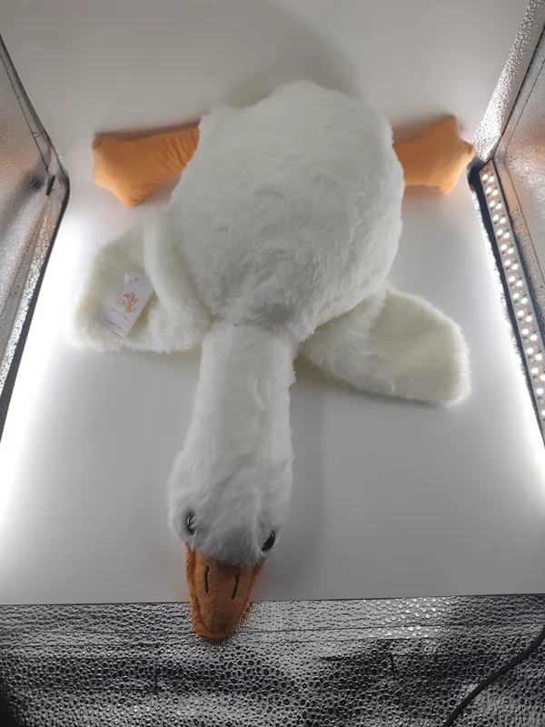Adorable_White_Plush_Sheep_Soft_Toy_With_Orange_Accents