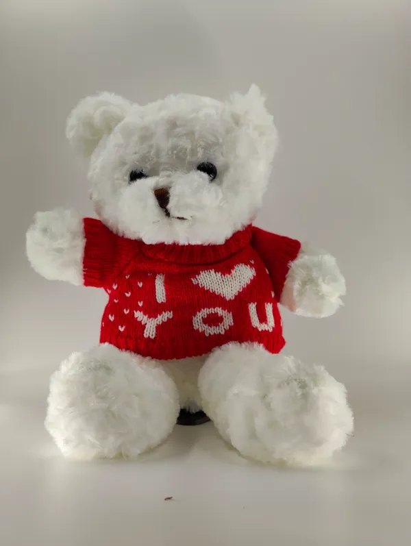 White_Teddy_Bear_With_Red_'I_Love_You'_Sweater_Soft_Plush_Toy