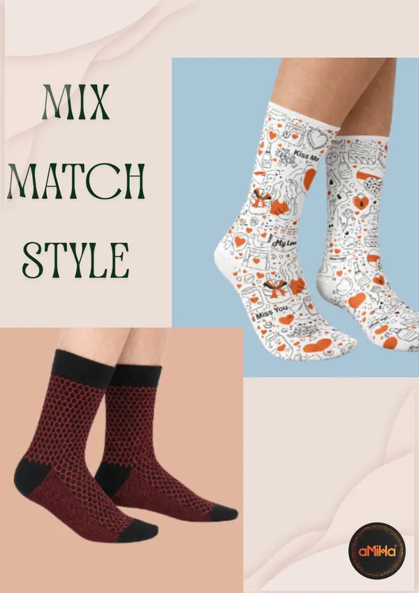 Kiss_Me_Love_Combo_Printed_compression_socks