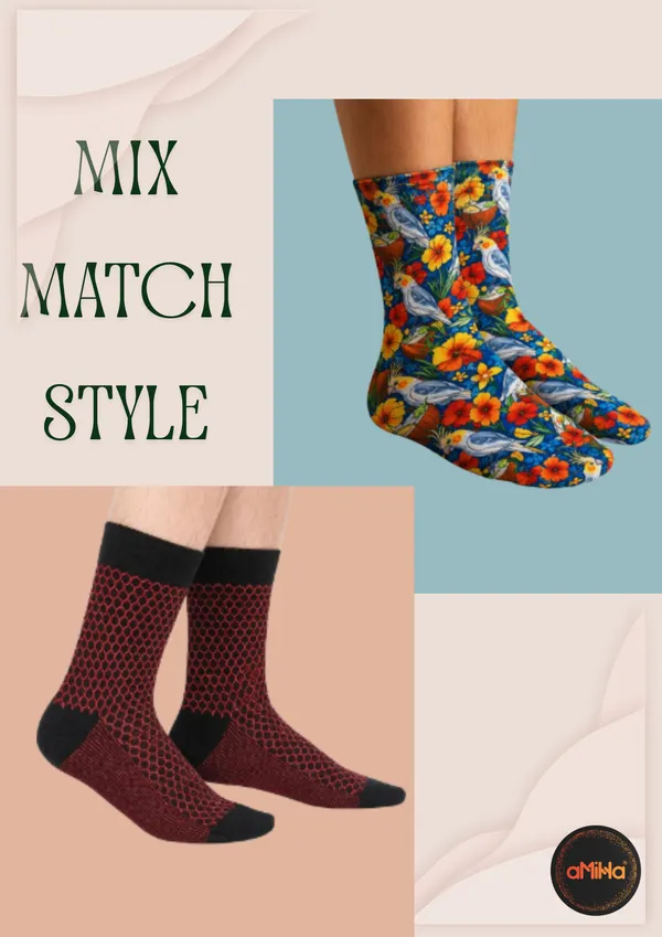 LoveBird_Love_Combo_Printed_compression_socks