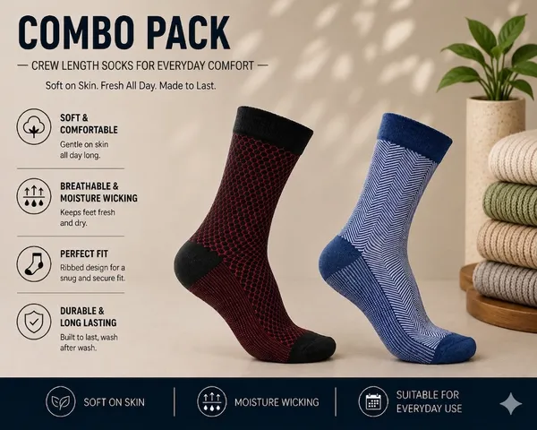 Patterned_Crew_Length_Bamboo_Socks_|_Ultra_Soft,_Anti_Odor,_Breathable,_Anti_Blister_Socks