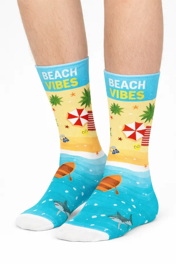Beach_Print_Compression_Socks