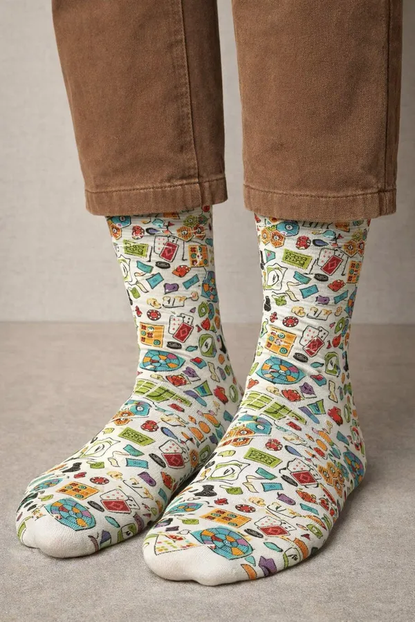 Games_Print_Compression_Socks
