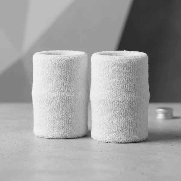 White_Terry_Cotton_Wristbands
