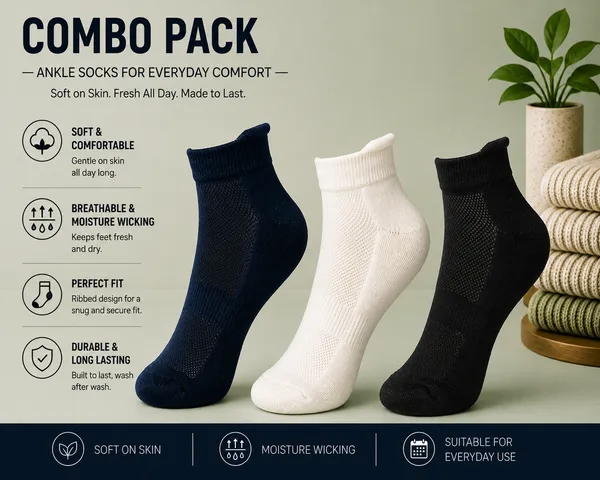 Unisex_Ankle_Length_Sports_Bamboo_Ankle_Socks____|_Ultra_Soft,_Anti_Odor,_Breathable,_Anti_Blister_Ankle_Socks