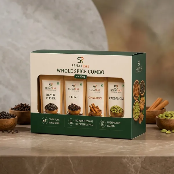 Sehatraz_Whole_Spice_Combo_-_W1_Black_Pepper,_Clove,_Cinnamon_&_Cardamom_(4_X_100G)