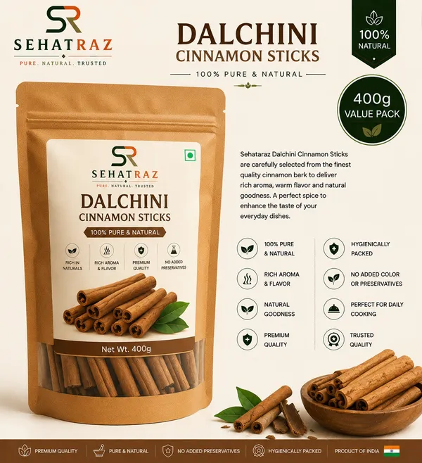 Sehatraz_Whole_Dalchini_(Cinnamon_Sticks)_-_Premium_Quality,_Pure_&_Natural_(400G)