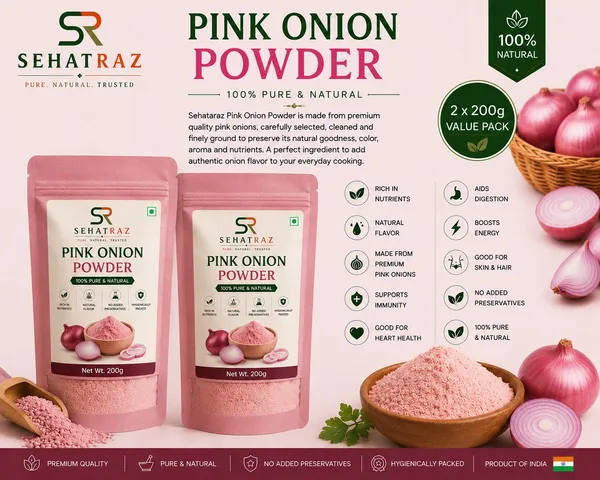 Sehatraz_Pure_Pink_Onion_Powder_-_Dehydrated_Raw_Onion_Powder_2X200_G