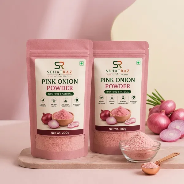 Sehatraz_Pure_Pink_Onion_Powder_-_Dehydrated_Raw_Onion_Powder_2X200_G