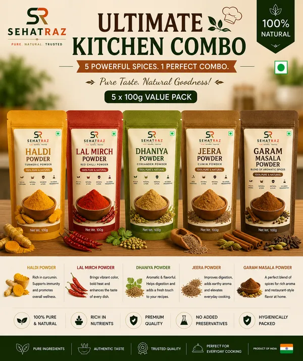 Sehatraz_Ultimate_Kitchen_Combo_5_Spice_Powder_Pack_(Haldi,_Lal_Mirch,_Dhaniya,_Jeera,_Garam_Masala)