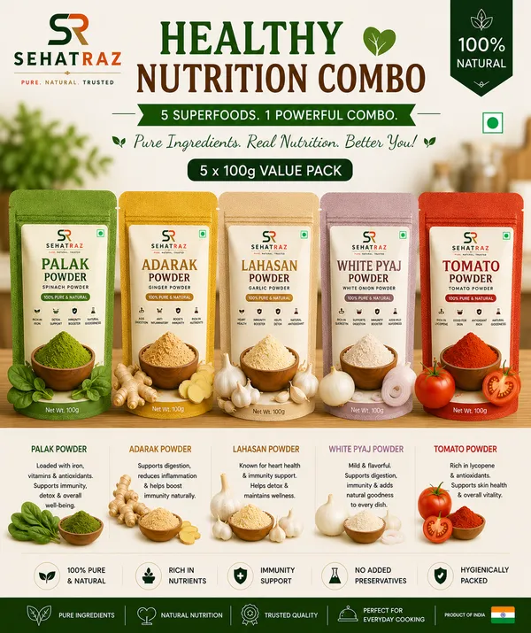 Sehatraz_Healthy_Nutrition_Combo_Pack_Of_5_Superfood_Powders