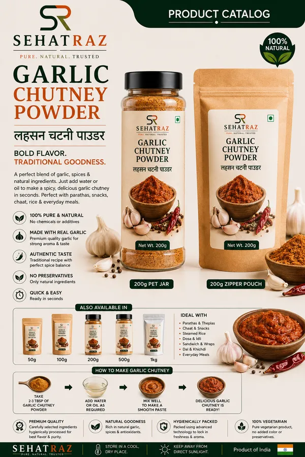 Sehatraz_Garlic_Chutney_Powder_-_Premium_Lahsun_Chutney_Powder_(200G)