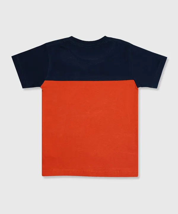 BOLD&KO_Colorblock_basic_t-shirt_In_Orange