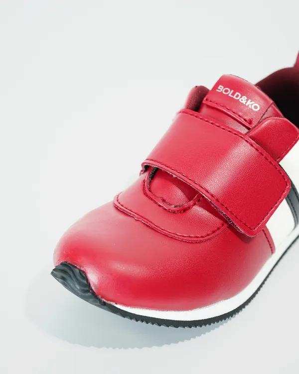 BOLD&KO_Younger_Kids_Simon_Shoes_In_Red/White