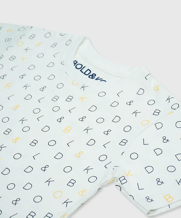 BOLD&KO_Signature_Full_Print_Shorts_In_White