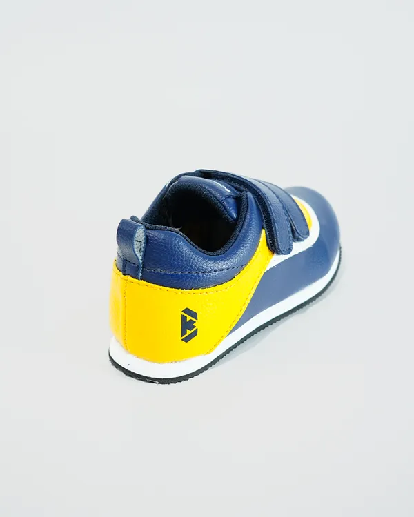 BOLD&KO_Younger_Kids_Amazana_Shoes_In_Navy/Mustard