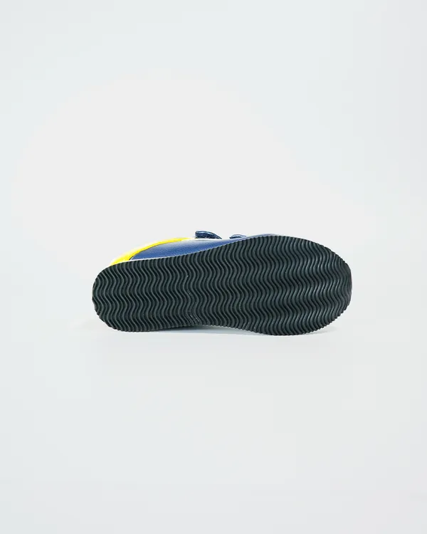 BOLD&KO_Younger_Kids_Amazana_Shoes_In_Navy/Mustard