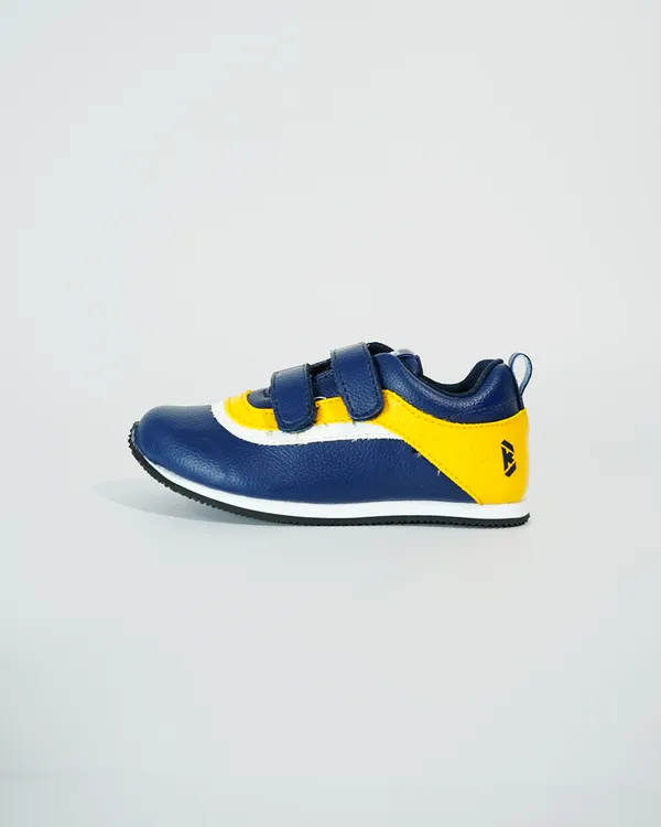 BOLD&KO_Younger_Kids_Amazana_Shoes_In_Navy/Mustard