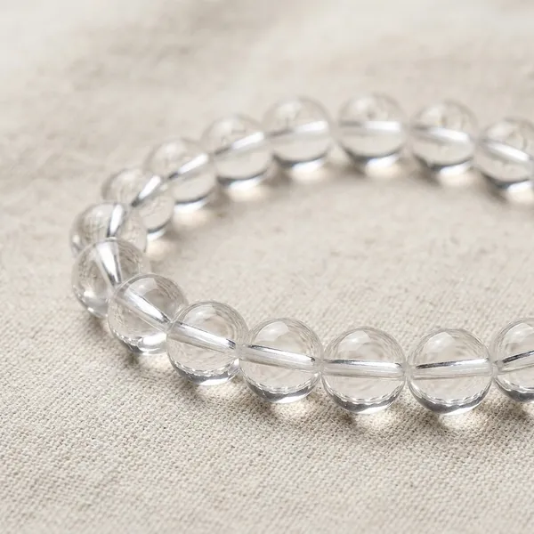 Clear_Crystal_Bead_Stretch_Bracelet