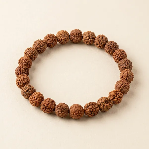 5_mukhi_Natural_Rudraksha_Beaded_Spiritual_Bracelet