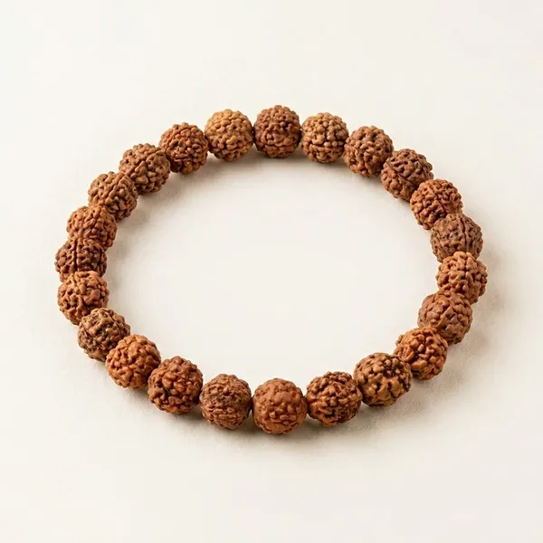 5_mukhi_Natural_Rudraksha_Beaded_Spiritual_Bracelet