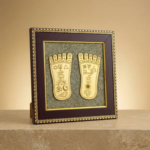 Maa_Lakshmi_Charan_Paduka_Pyrite_Frame