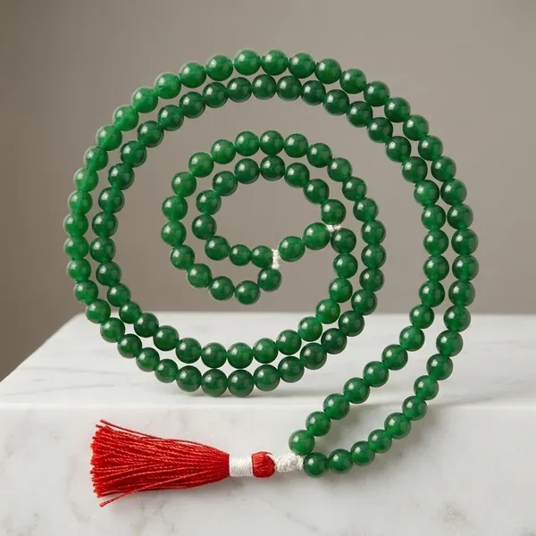 Green_Jade_Prayer_Beads_Mala_with_Red_Tassel