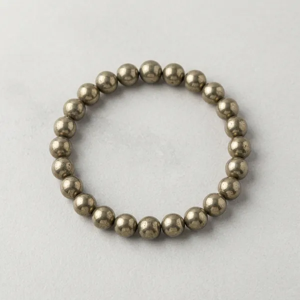Golden_Pyrite_Natural_Stone_Beaded_Stretch_Bracelet