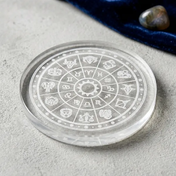 Selenite_Plate_Zodiac_Wheel_Transparent_Coaster