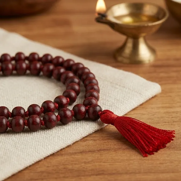 Lal_Chandan_Beads_Mala_with_Red_Tassel