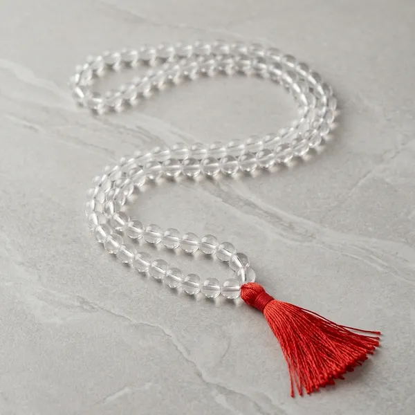 Clear_Crystal_Quartz_Mala_Beads_with_Red_Tassel