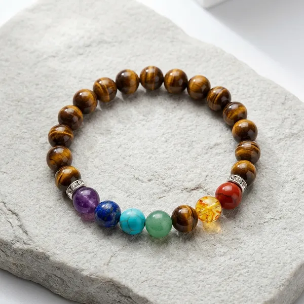 Brown_Tiger_Eye_7_Chakra_Healing_Beaded_Bracelet