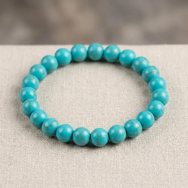 Turquoise_Beaded_Bracelet_for_Casual_Wear