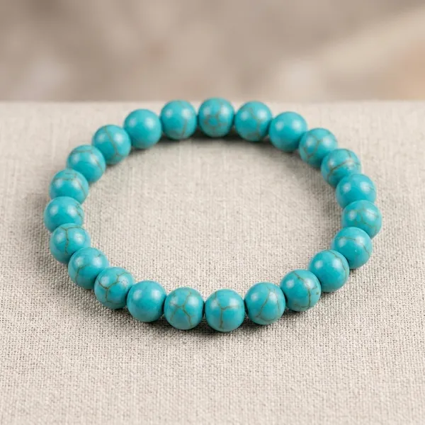 Turquoise_Beaded_Bracelet_for_Casual_Wear