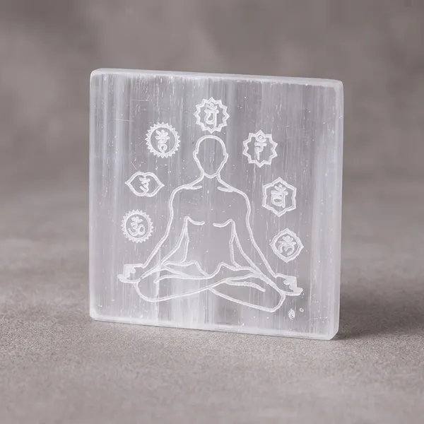 Selenite_Square_Chakra_Meditation_Coaster