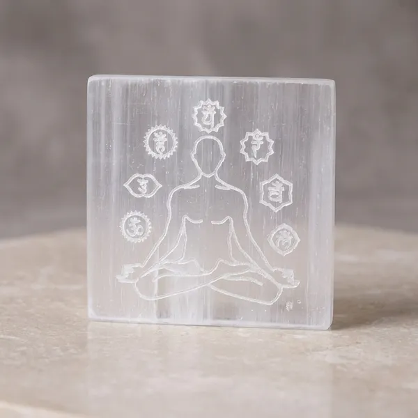 Selenite_Square_Chakra_Meditation_Coaster