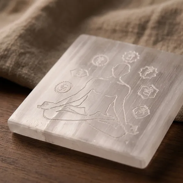 Selenite_Square_Chakra_Meditation_Coaster